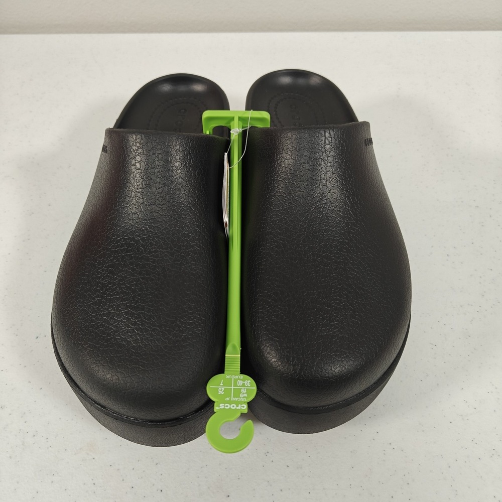 Crocs Dylan Platform Clog Women's Size 9 Black Slip On Mule Shoes 209869 NEW - Picture 6 of 11